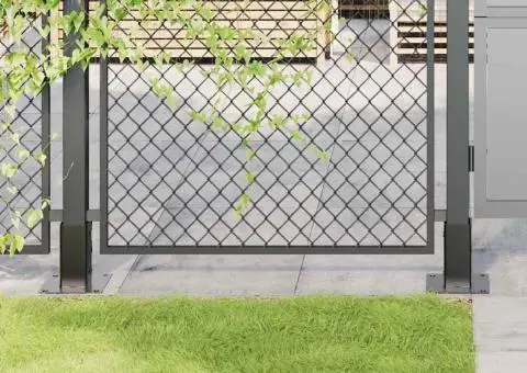 Baze de stâlp pătrate 12 buc Antracit Oțel acoperit cu pulbere - 1/5