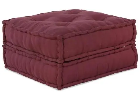 Puf modular Maroon 70x70x36 țesătură - 1/5