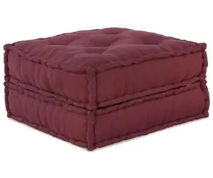 vidaXL Puf modular Maroon 70x70x36 țesătură
