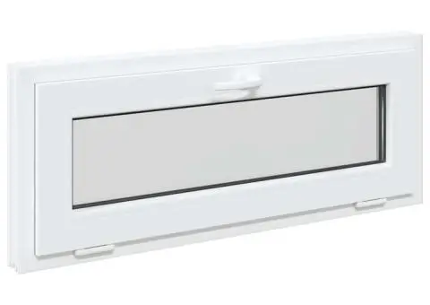 Fereastră de subsol RISOR 100x40 cm înclinat 2 geam alb - 4/5