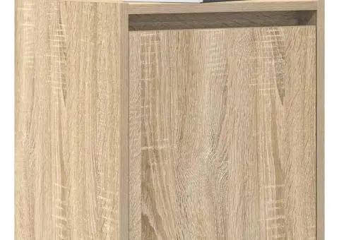 Noptiera montata pe perete Stejar Sonoma 38x34x40 cm - 4/5