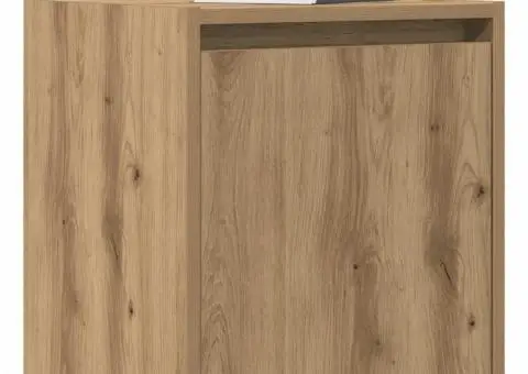 Noptiere montate pe perete 2 buc Stejar Artisan 38x34x40 cm - 4/5