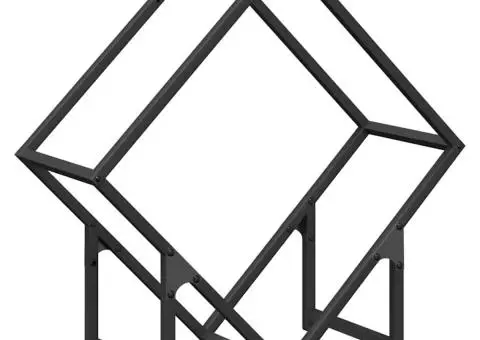 Suport pentru lemne de foc negru Oțel laminat la rece - 2/5