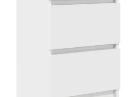 Dulap TV alb 40x35x54 cm lemn prelucrat - 4/5