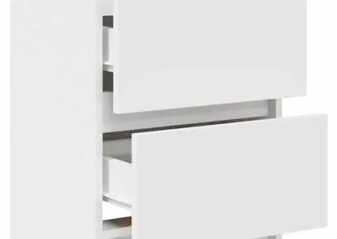 Dulap TV alb 40x35x54 cm lemn prelucrat - 5/5