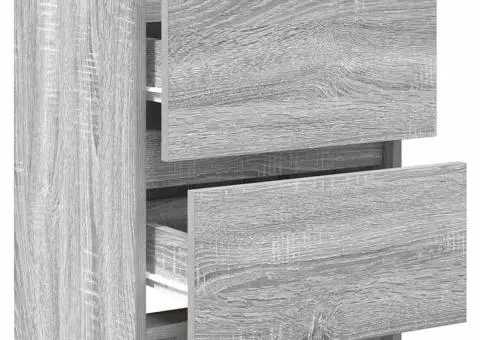 Dulap TV Gri Sonoma 40x35x54 cm lemn prelucrat - 5/5