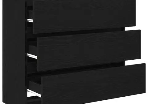 Bufetă Stejar negru 80x35x76 cm Lemn prelucrat - 5/5