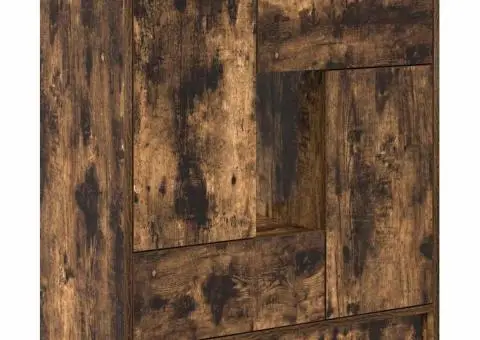 Bufetă cu sertare și uși Stejar afumat 70,5x34x74,5 cm - 4/5