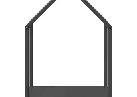 Suport pentru lemne de foc negru Oțel laminat la rece - 5/5