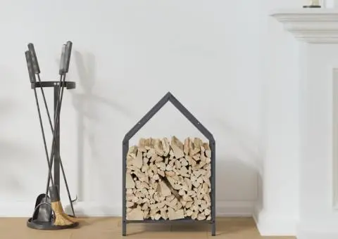 Suport pentru lemne de foc Antracit Oțel laminat la rece - 3/5