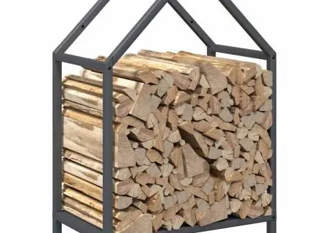 Suport pentru lemne de foc Antracit Oțel laminat la rece - 4/5