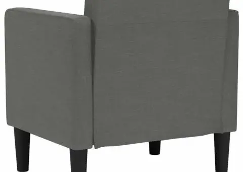 Canapea Scaun cu cotiere Gri închis 53 cm Material - 5/5