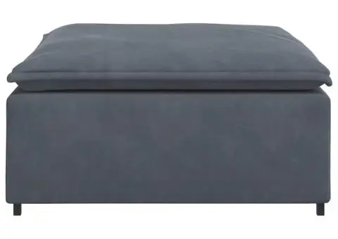 Modul modular taburet canapea gri închis 100x100x48 cm - 4/5