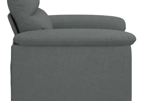 Canapea Scaun Gri Inchis 60 cm Tesatura - 5/5