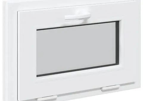 Fereastră de subsol „RISOR” 60x40 cm înclinat 3 geam alb - 4/5