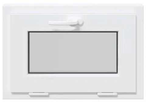 Fereastră de subsol „RISOR” 60x40 cm înclinat 3 geam alb - 5/5