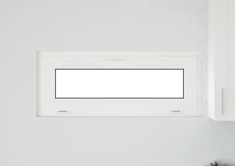 Fereastră de subsol „RISOR” 100x40 cm înclinat 3 geam alb - 3/5