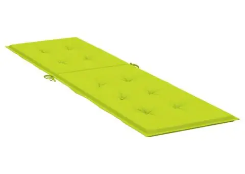 Pernă de șezlong, verde aprins, (75 + 105) x 50 x 4 cm - 4/5