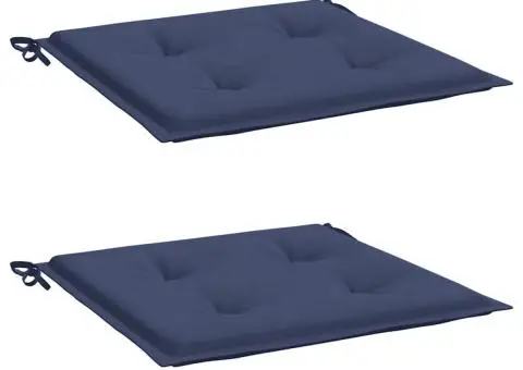 Perne pentru paleți 2 buc. bleumarin, 40x40x4 cm, textil Oxford - 3/5