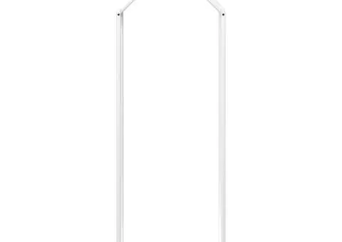 Suport pentru lemne de foc alb 40x25x120cm Oțel laminat la rece - 5/5