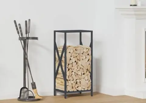 Suport pentru lemne de foc Antracit Oțel laminat la rece - 1/5