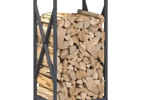 Suport pentru lemne de foc Antracit Oțel laminat la rece - 4/5