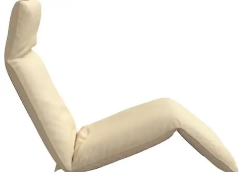 Șezlong pliabil Bej 175x54x8,5 cm țesătură Oxford - 5/5