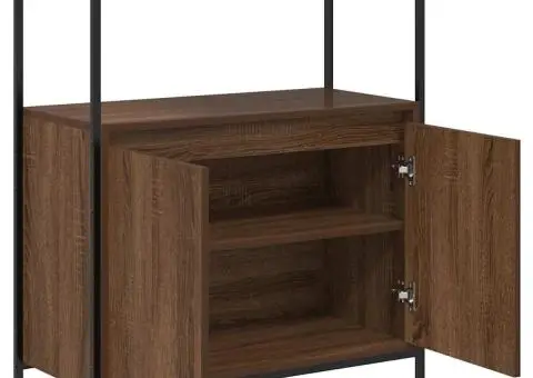 Dulap de baie cu rafturi Stejar maro 76,5x35x95 cm - 5/5