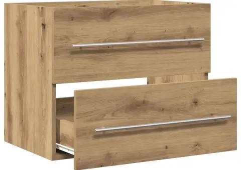 Dulap pentru chiuveta de baie Stejar Artisan Lemn prelucrat - 5/5