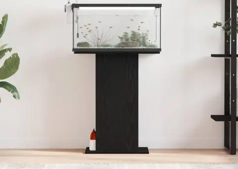 Suport acvariu Stejar negru 60,5x36x72,5 cm Lemn prelucrat - 3/5