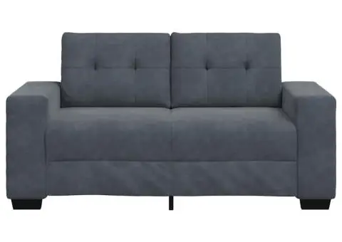 Canapea lovesea gri închis 120 cm catifea - 4/5