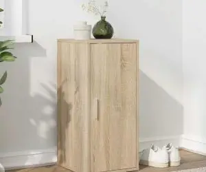 vidaXL Pantofar, stejar sonoma, 32x35x70 cm, PAL
