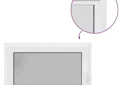 Fereastra de subsol „RISOR” 100x60 cm Rabatabil DIN Stânga Alb - 2/5