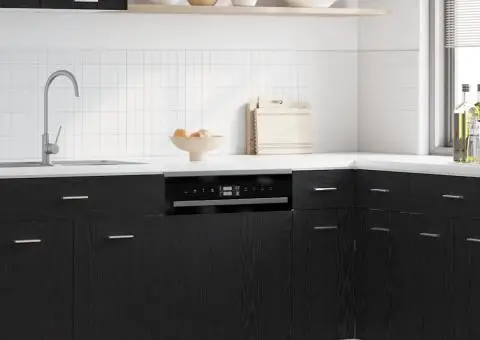 Panou mașină spălat vase “Lyon”, stejar negru, 60x1,5x67 cm - 1/5