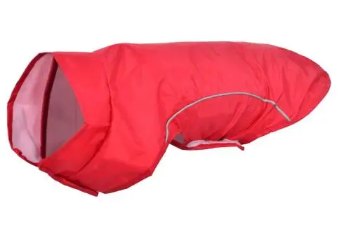 Pelernă de ploaie pentru câini cu benzi reflectorizante roșu XS - 2/5