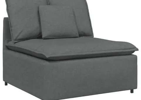 Canapea modulară cu perne Gri închis - 4/5