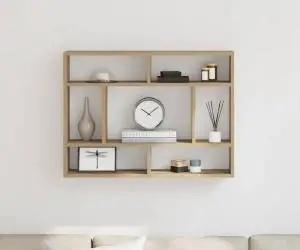 vidaXL Raft de perete, stejar artizanal, 75x16x55 cm, lemn prelucrat