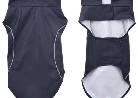 Pelernă de ploaie pentru câini cu benzi reflectorizante S - 3/5