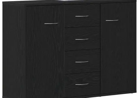 Bufetă, stejar negru, 88x30x64 cm, lemn prelucrat - 4/5