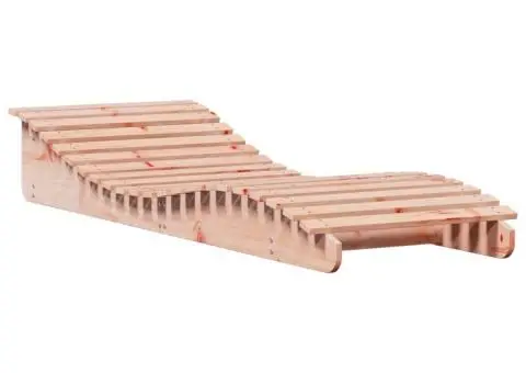 Șezlong, 205x70x31,5 cm, lemn masiv douglas - 2/5