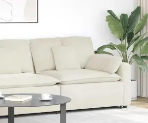 vidaXL Modul modular de capăt pentru cotieră canapea cu perne 100 cm