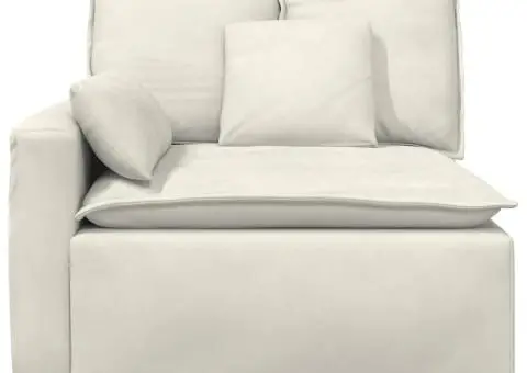 Modul modular de capăt pentru cotieră canapea cu perne 100 cm - 3/5