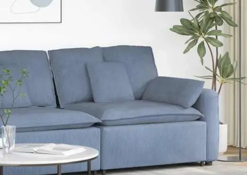 Modul modular de capăt pentru cotieră canapea cu perne 100 cm - 1/5