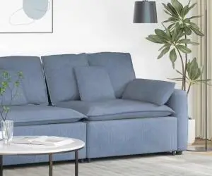 vidaXL Modul modular de capăt pentru cotieră canapea cu perne 100 cm