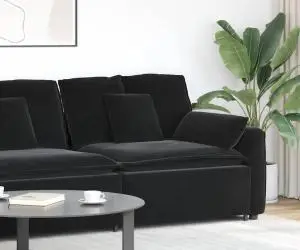 vidaXL Modul modular de capăt pentru cotieră canapea cu perne 100 cm