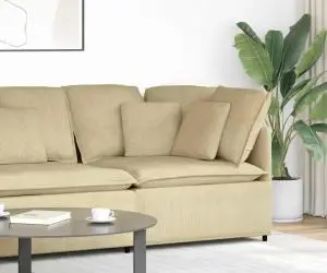 vidaXL Modul modular de colț pentru canapea cu perne 100 cm