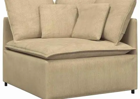 Modul modular de colț pentru canapea cu perne 100 cm - 2/5