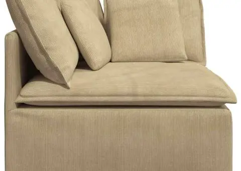 Modul modular de colț pentru canapea cu perne 100 cm - 4/5