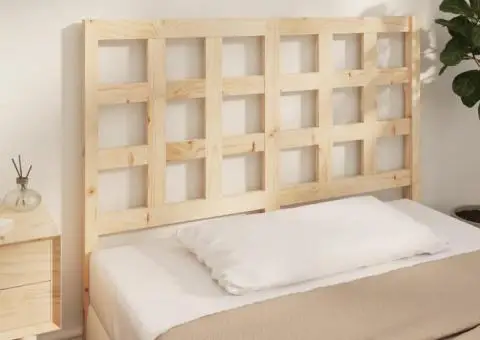 Tăblie de pat, 140,5x4x100 cm, lemn masiv de pin - 5/5