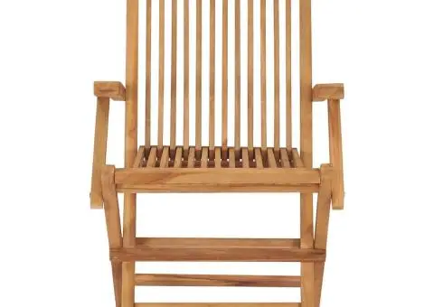 Scaune de grădină cu perne, 2 buc., albastru, lemn masiv de tec - 5/5